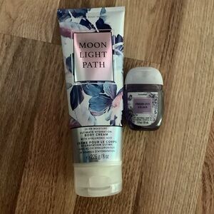 New, unused Bath & Body Works Moonlight Path and Fresh Cut Lilacs 2-piece bundle